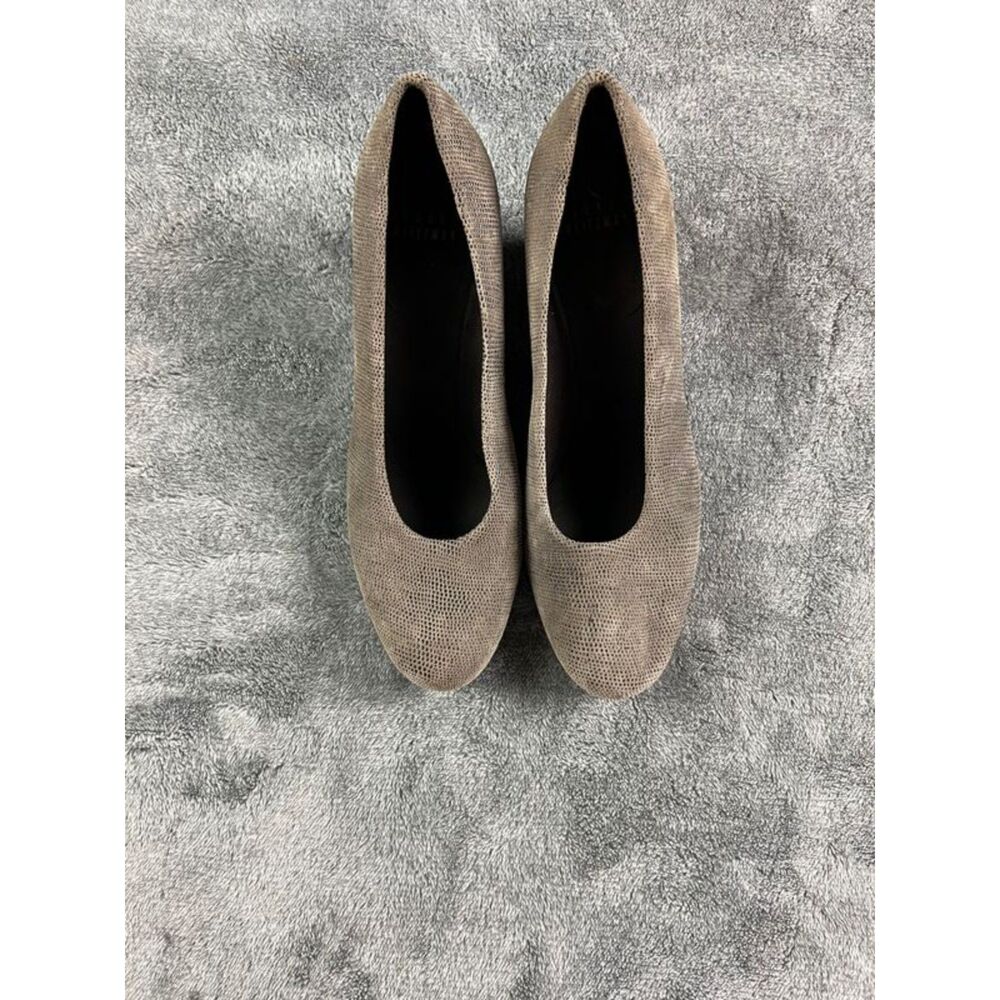 Stuart Weitzman Women's Leather Lizard Embossed W… - image 2